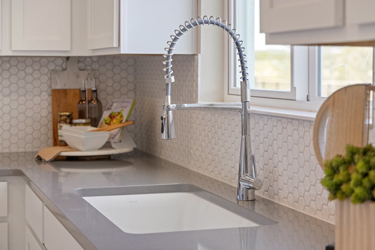 Tile backsplash