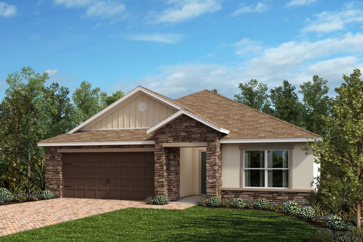 Exterior H with optional stone