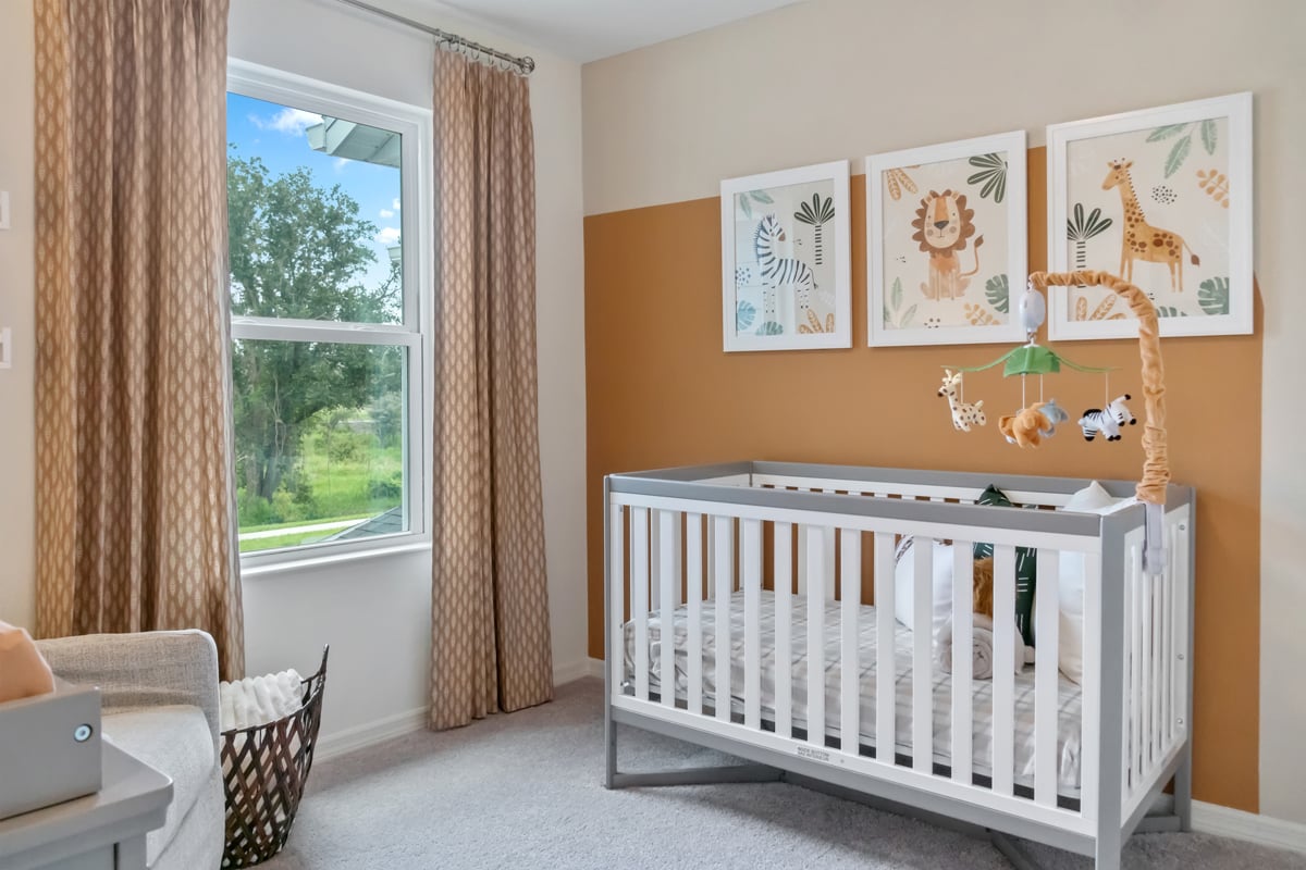 Spacious secondary bedrooms