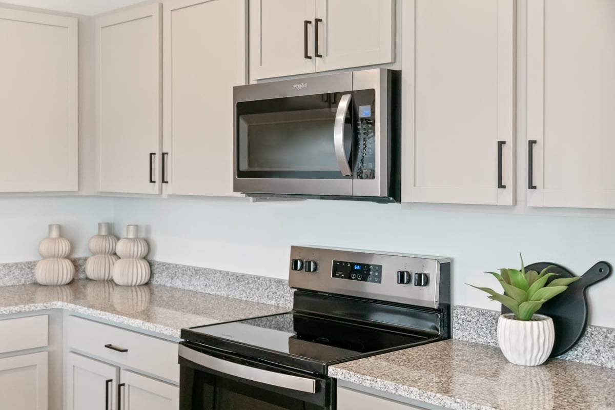 Shaker-style kitchen cabinets