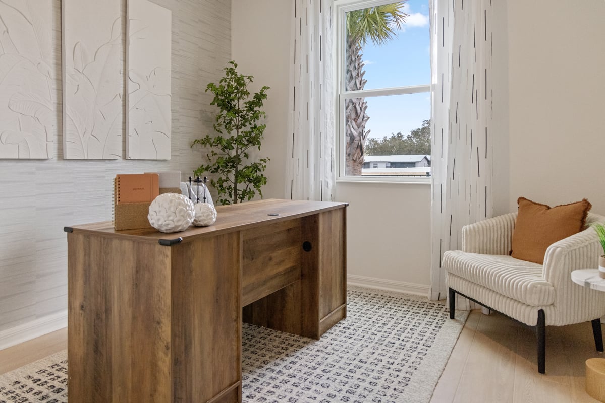 Spacious secondary bedrooms