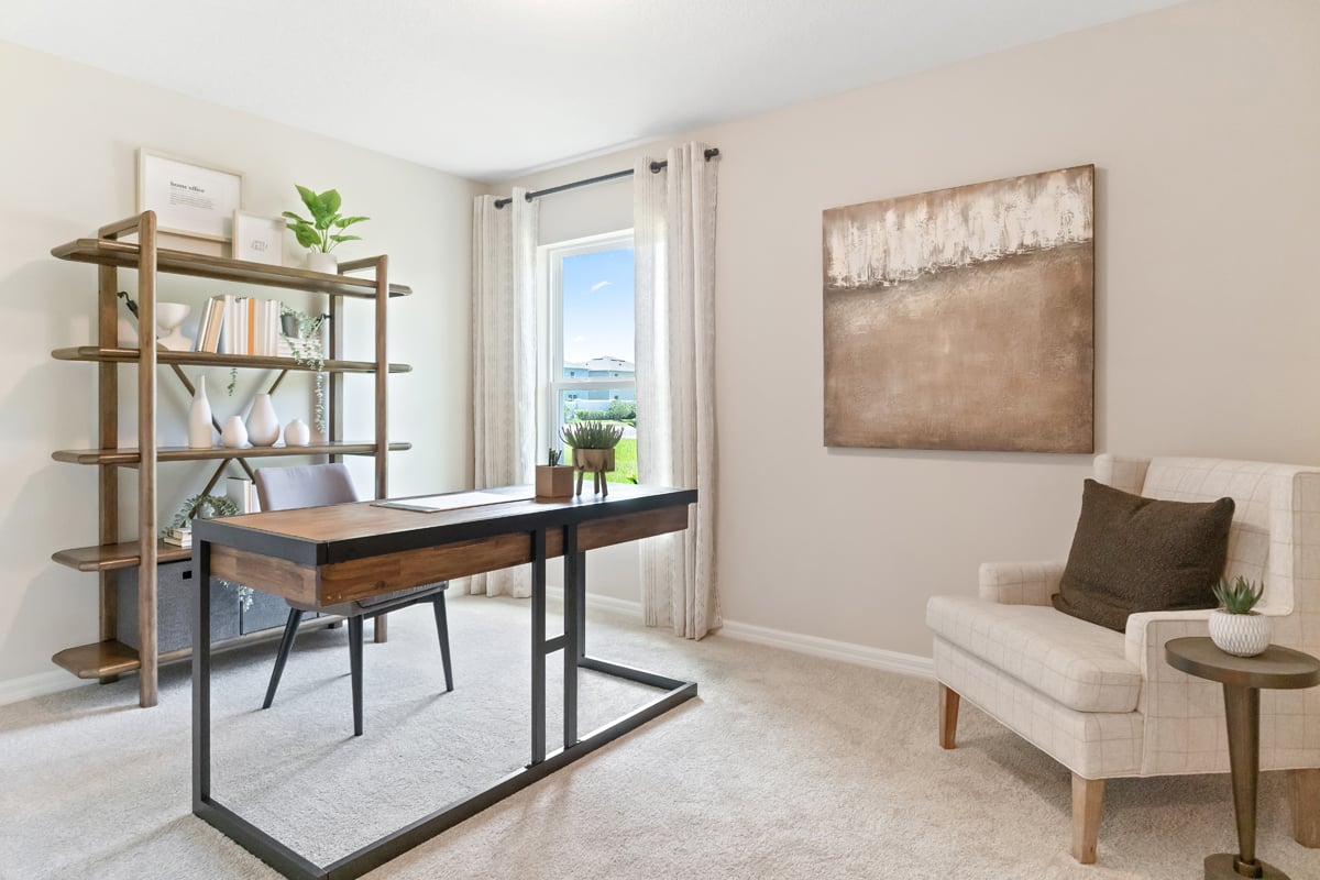 Spacious secondary bedrooms