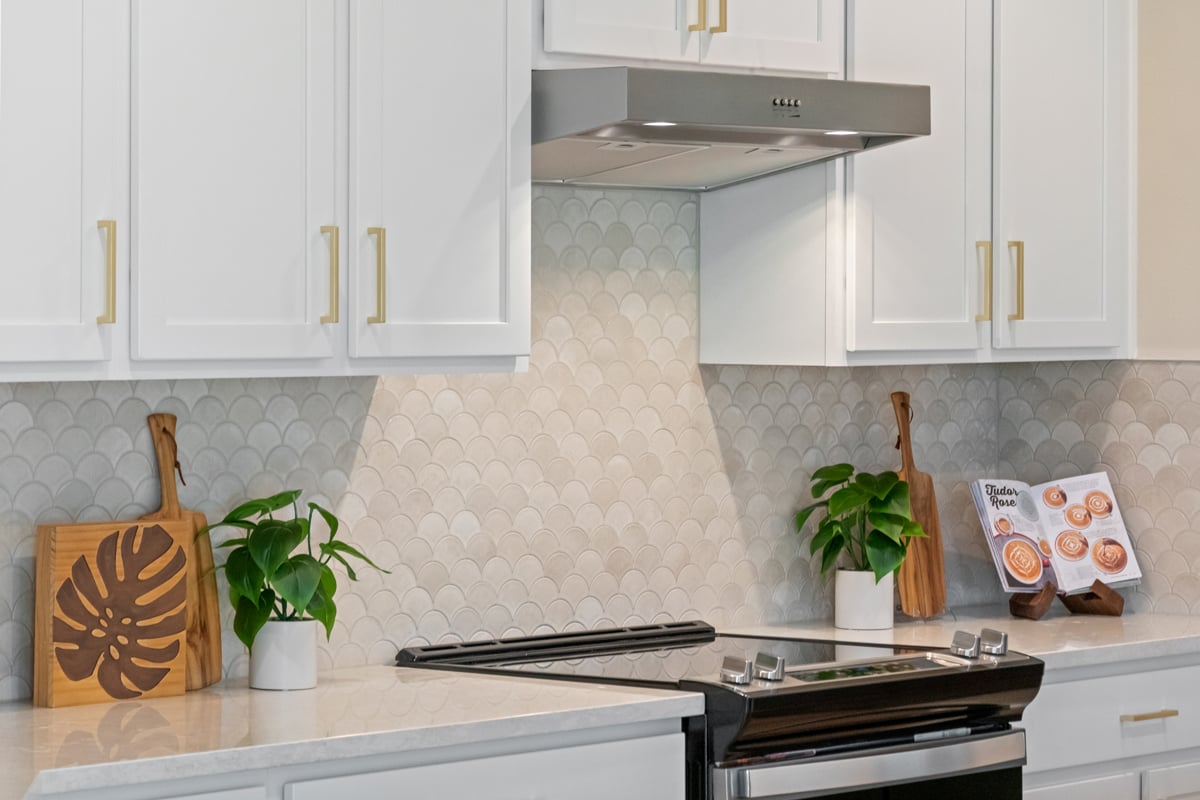 Tile backsplash