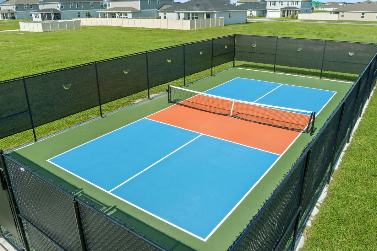 Community pickleball court