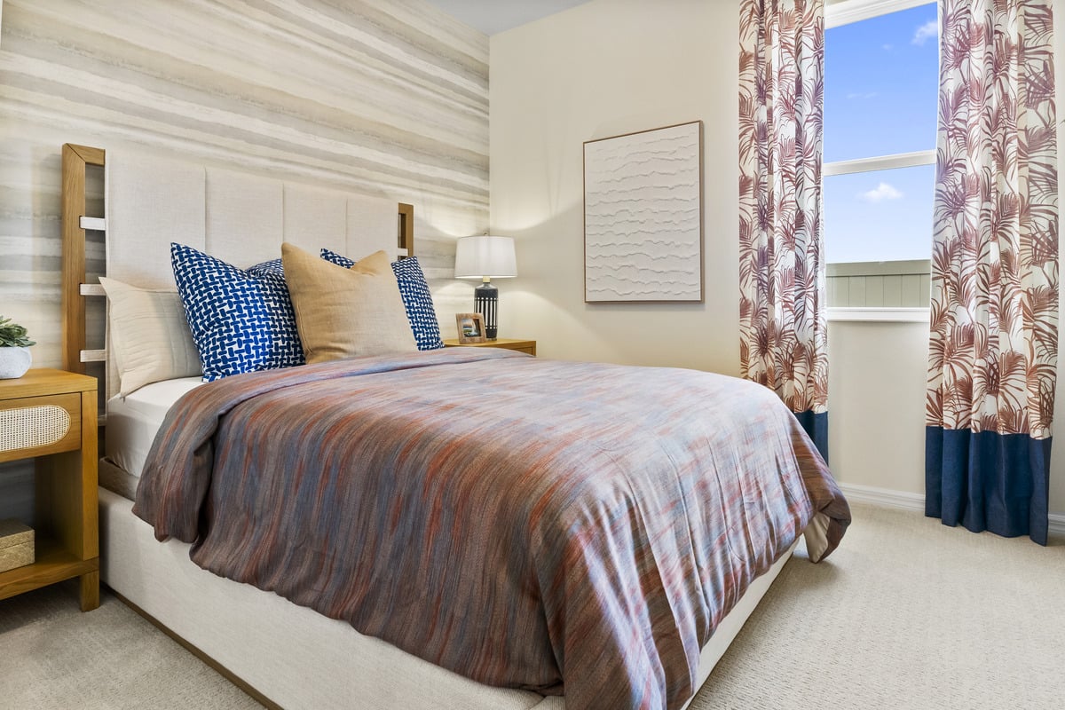 Spacious secondary bedrooms