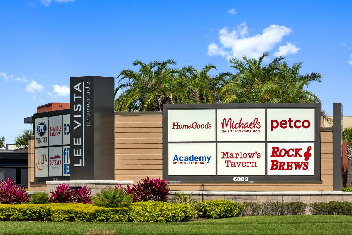 Near shopping at Lee Vista Promenade