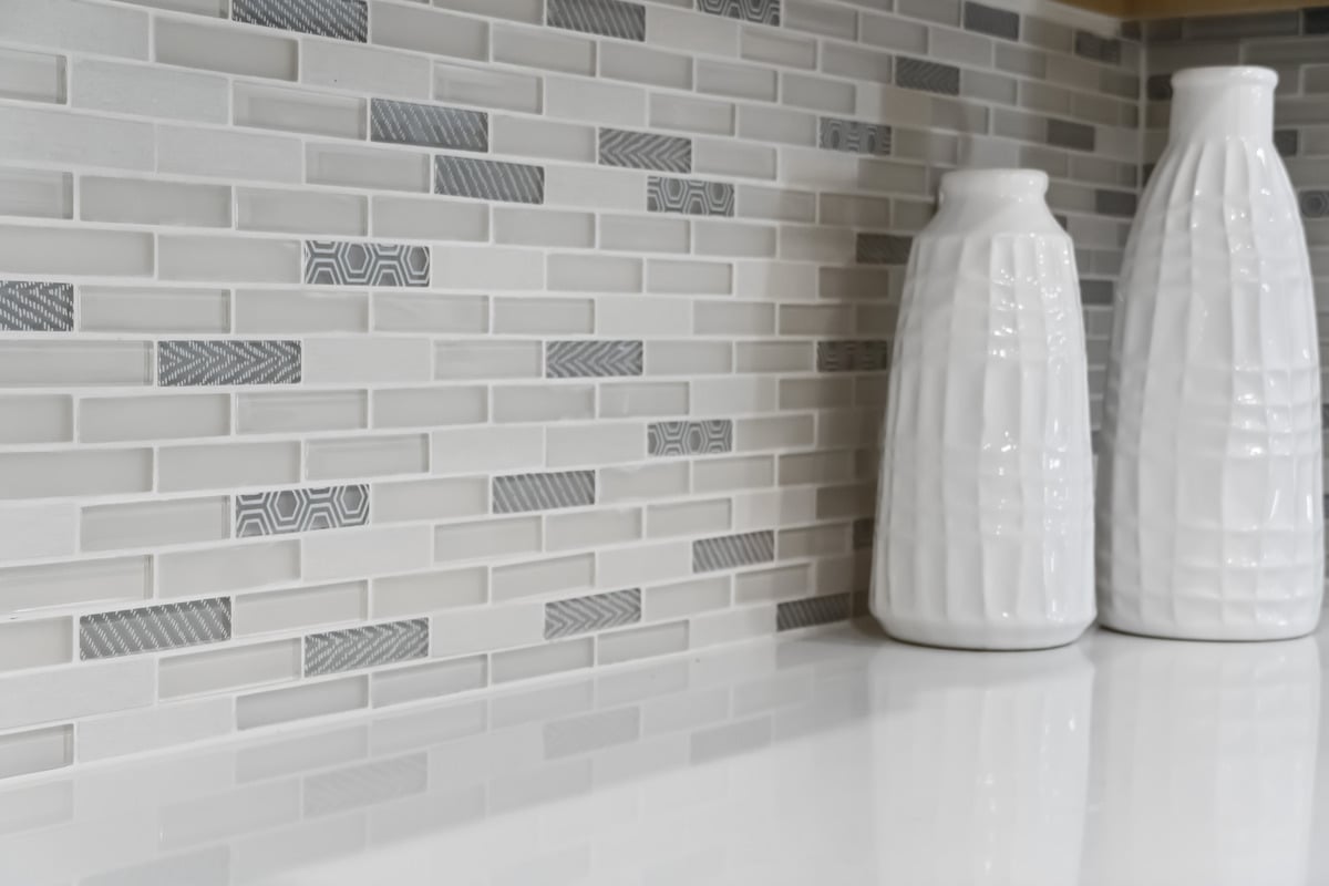 Tile backsplash