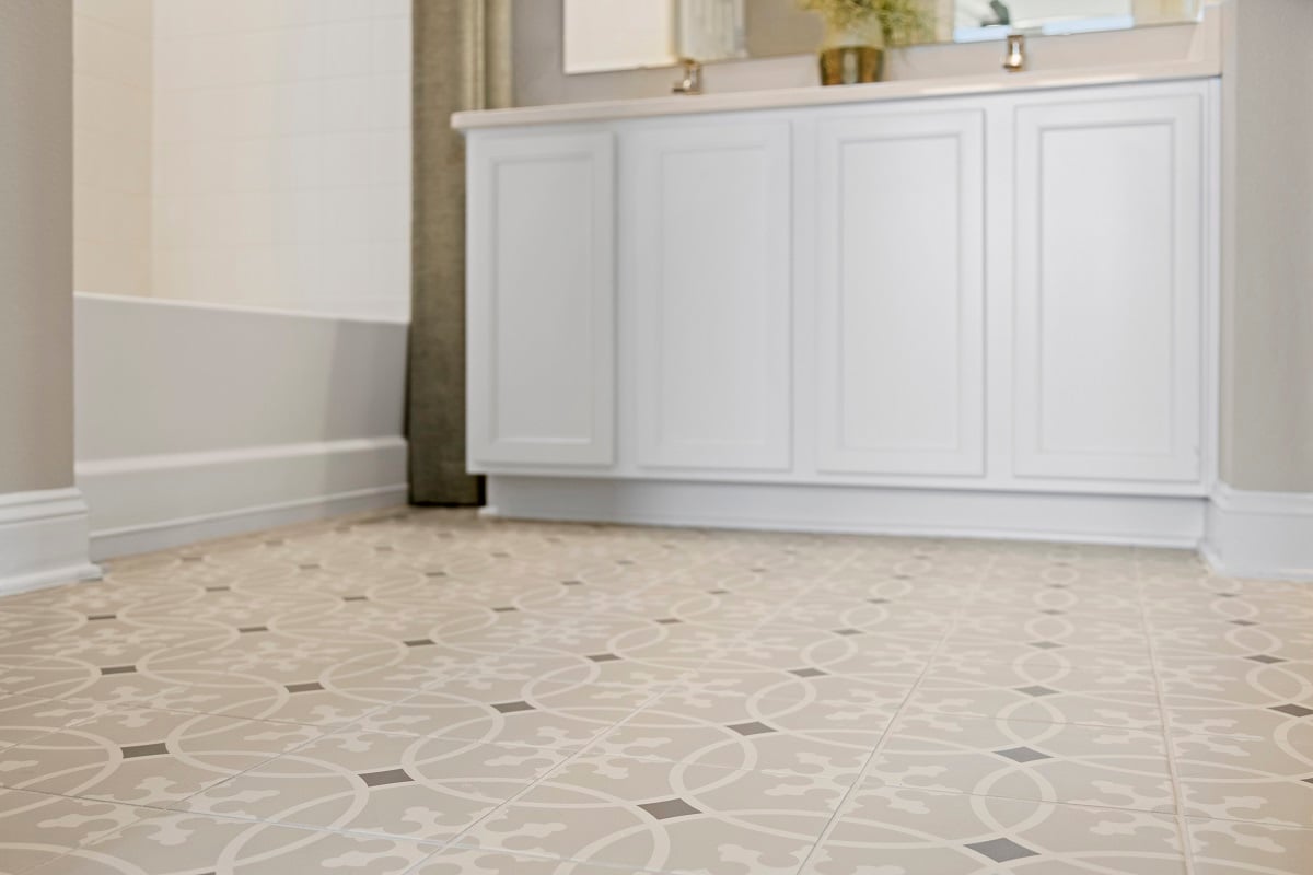 Tile flooring