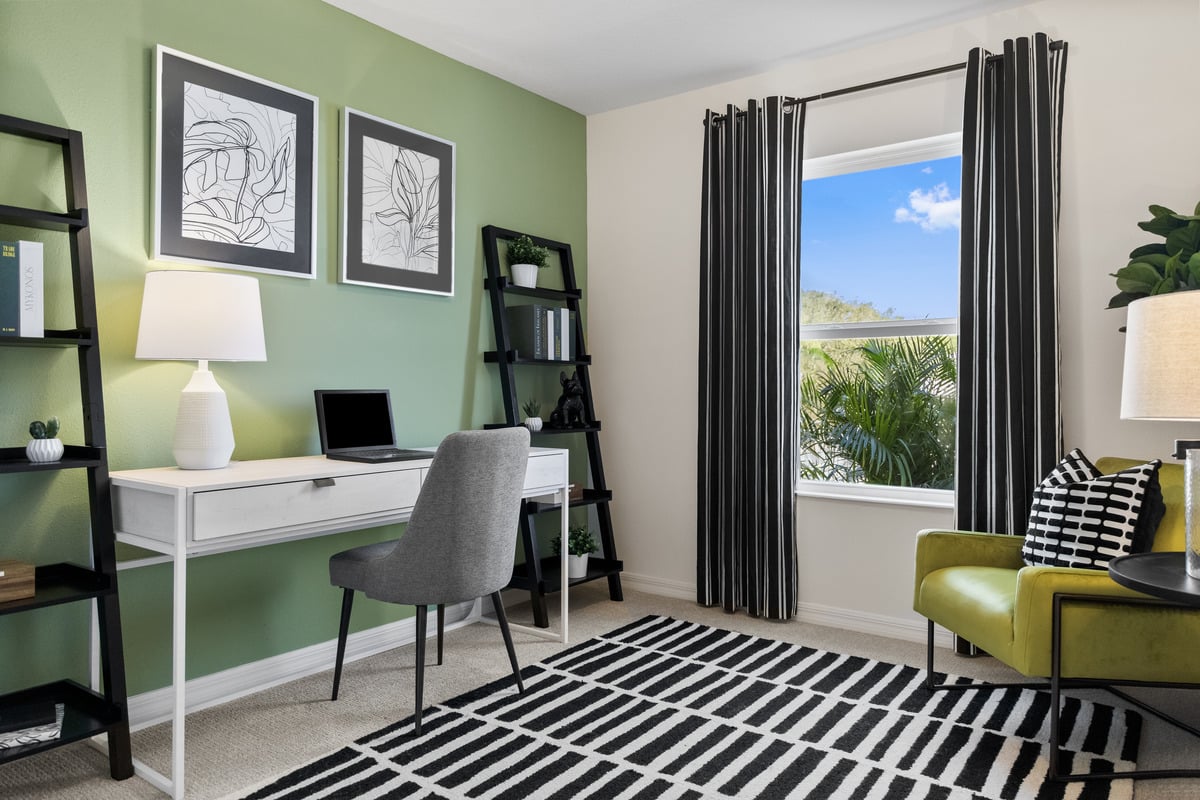 Spacious secondary bedrooms