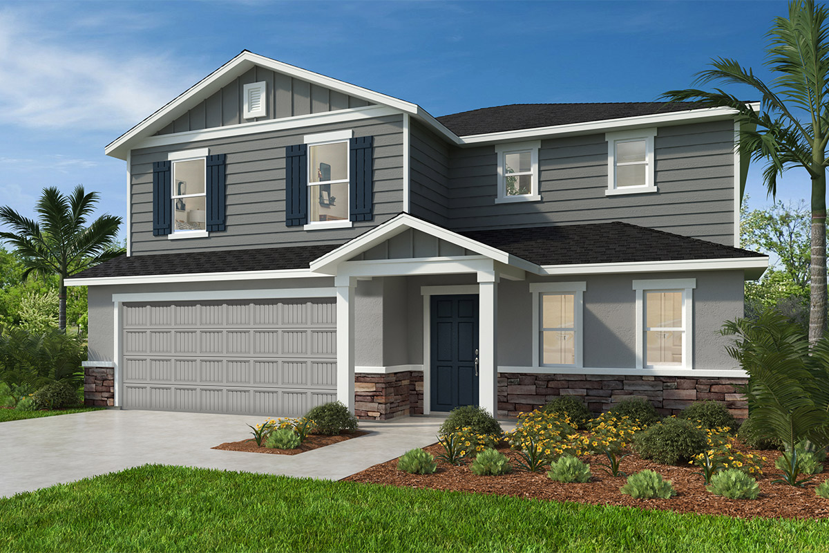 Exterior G with optional stone