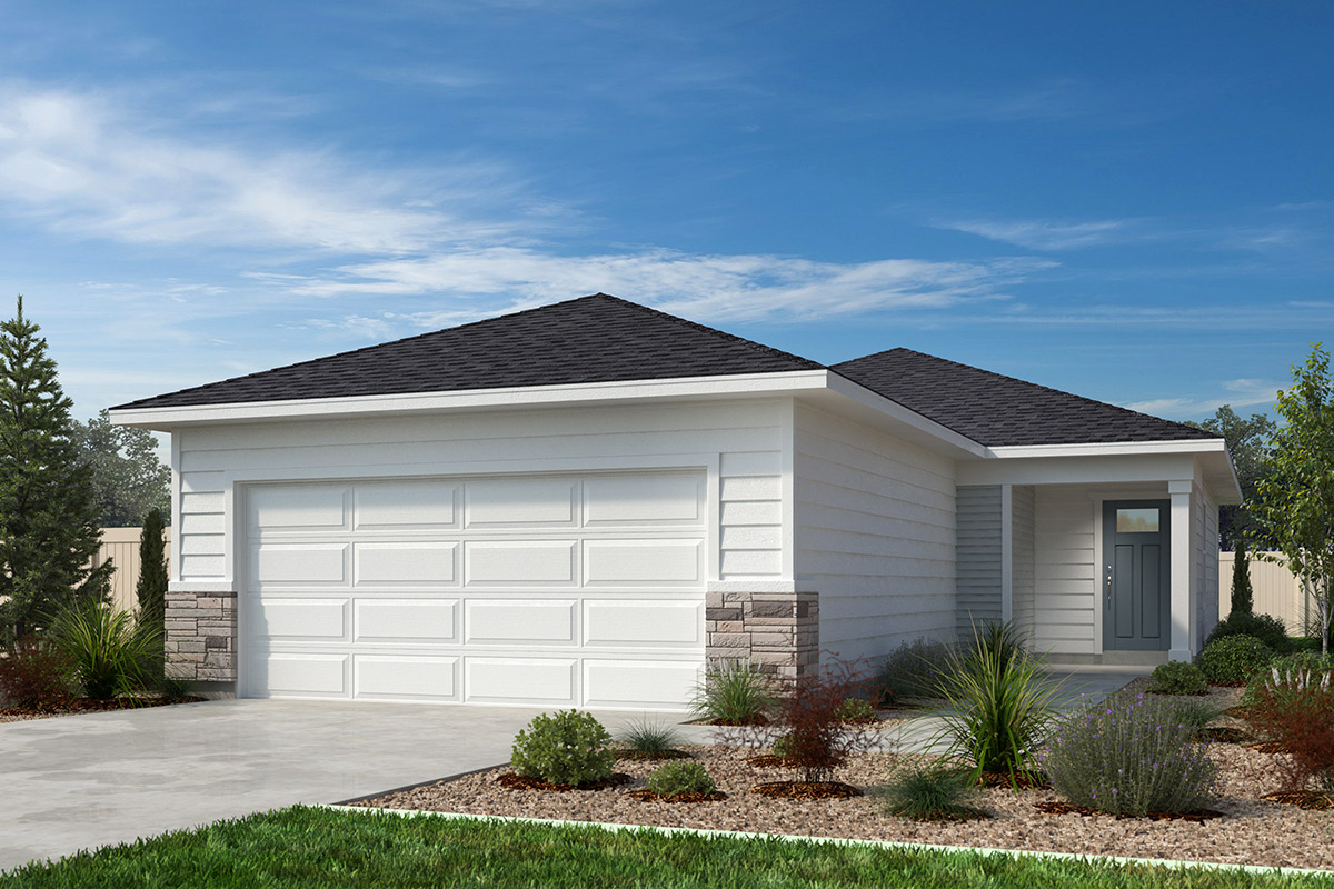 Exterior C with optional stone