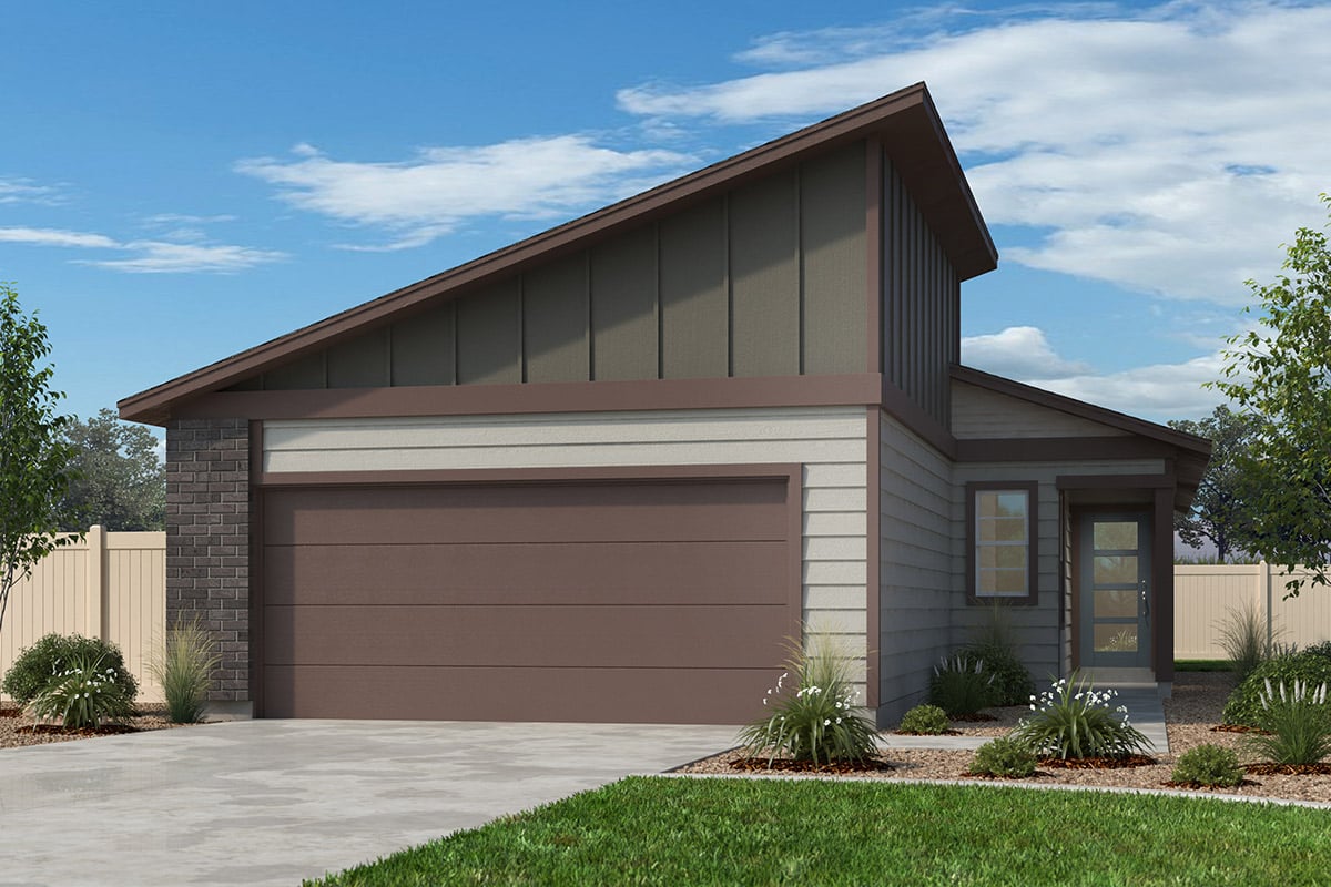 Exterior D with optional stone