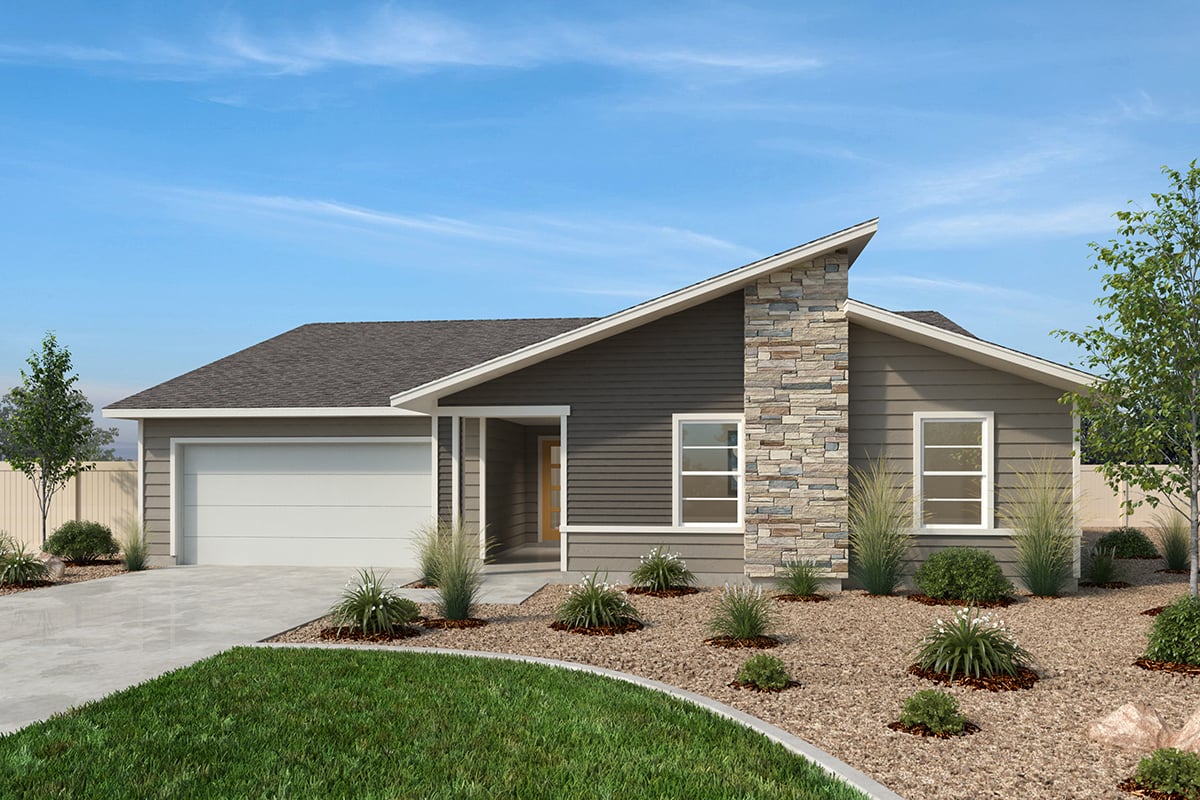 Exterior D with optional masonry