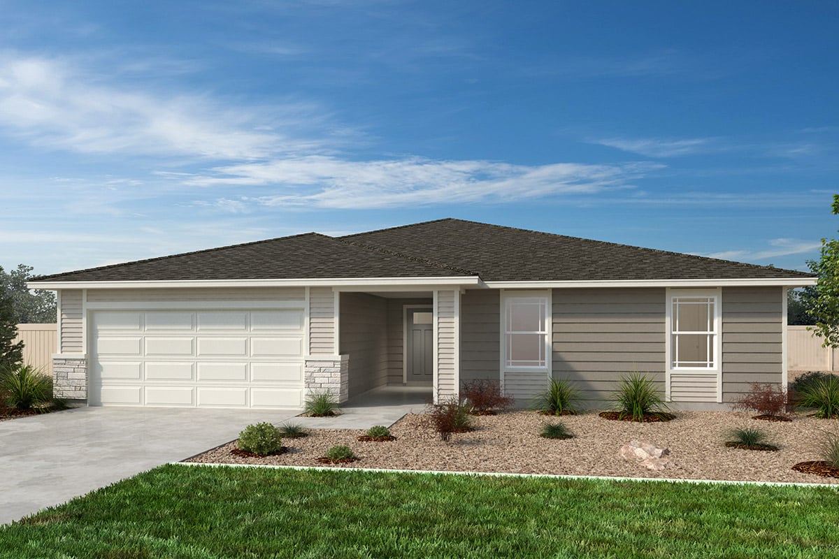 Exterior C with optional stone