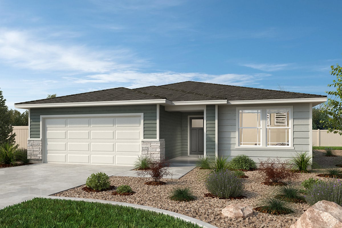 Exterior C with optional stone