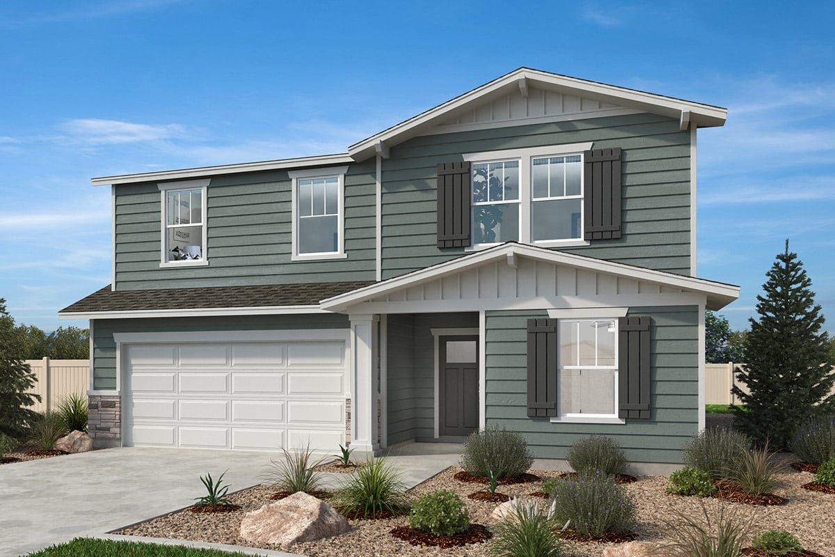 Exterior B with optional stone