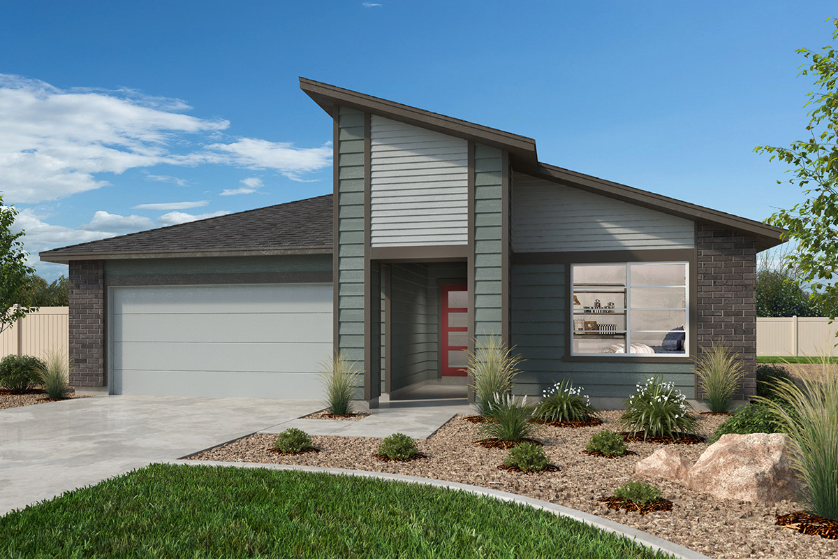 Exterior D with optional stone