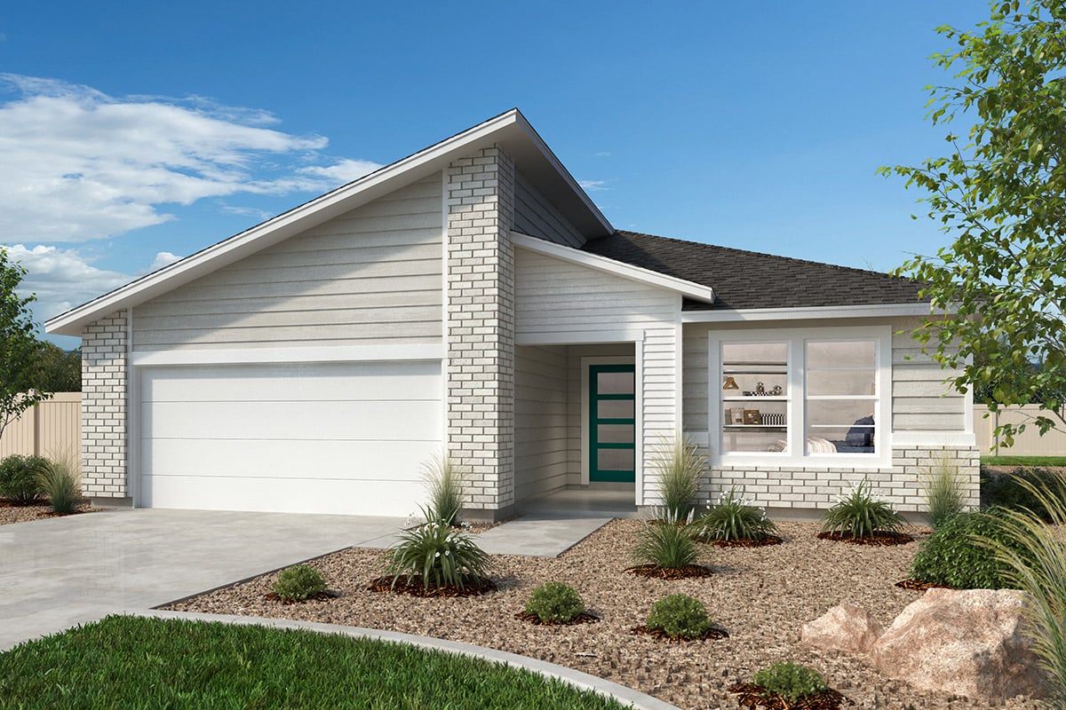 Exterior D with optional stone