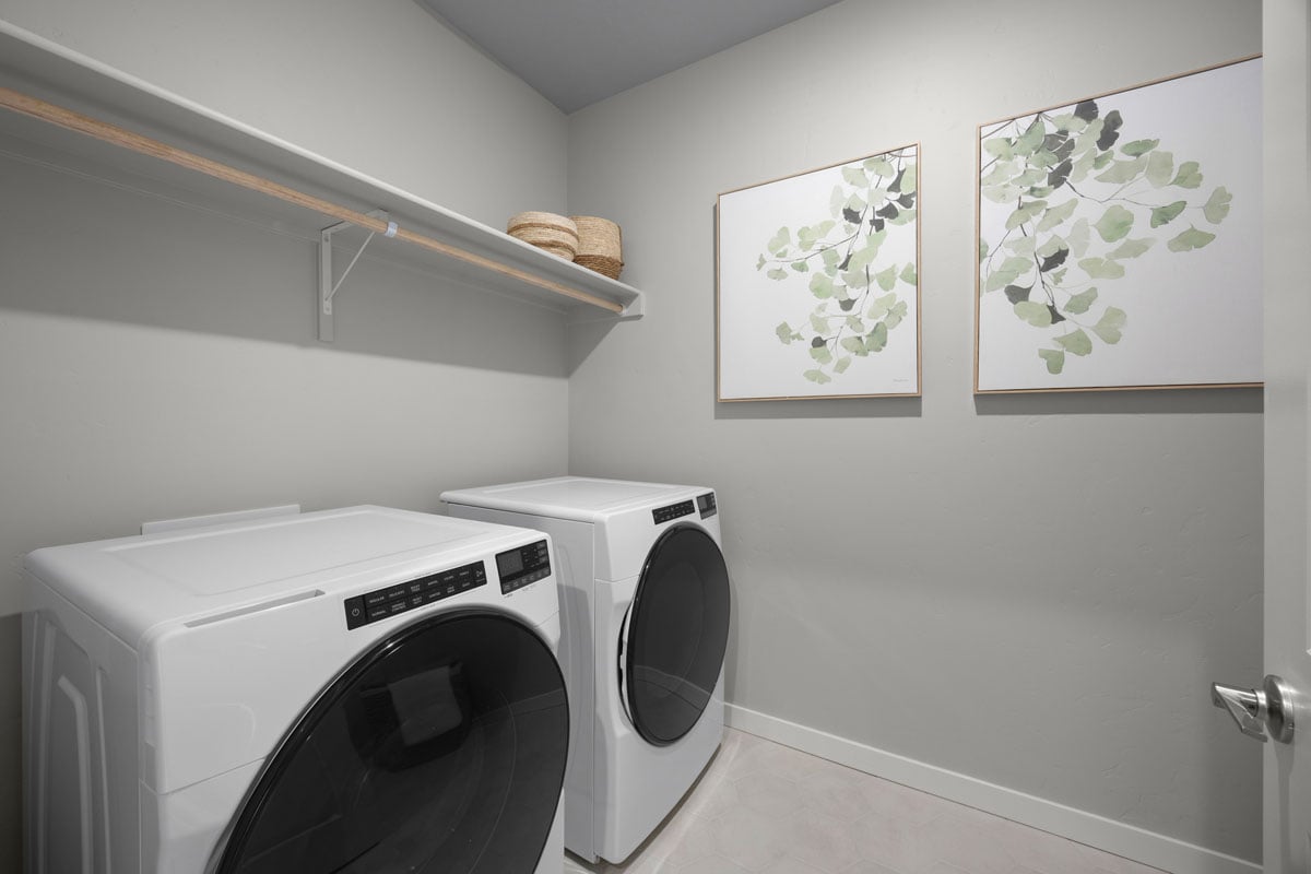 Dedicated laundry room