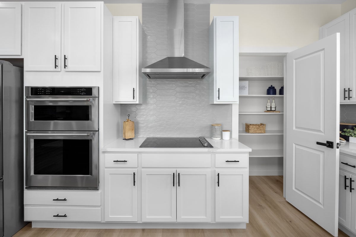 Full-height backsplash