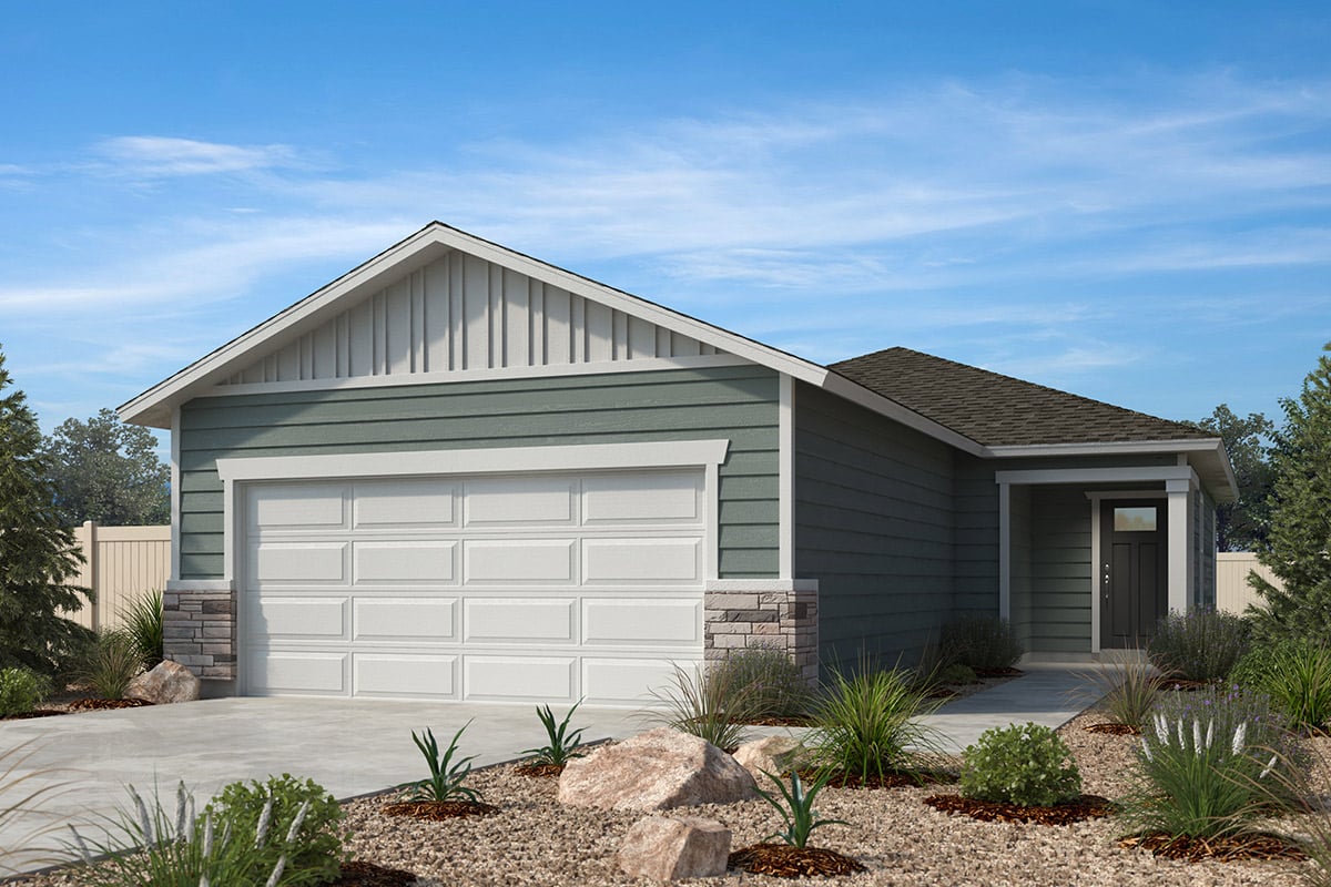 Exterior B with optional stone