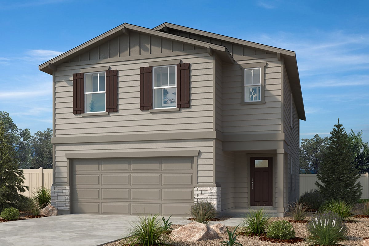 Exterior B with optional stone