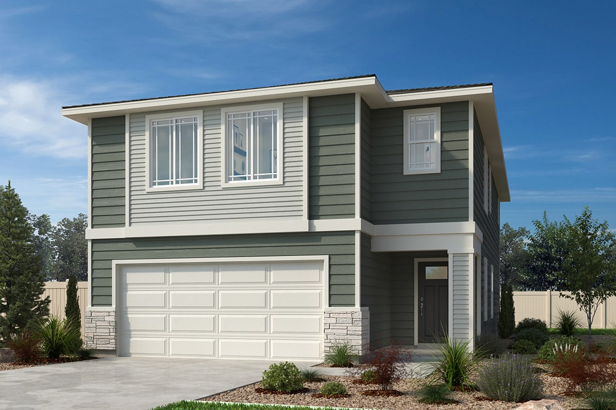 Exterior C with optional stone