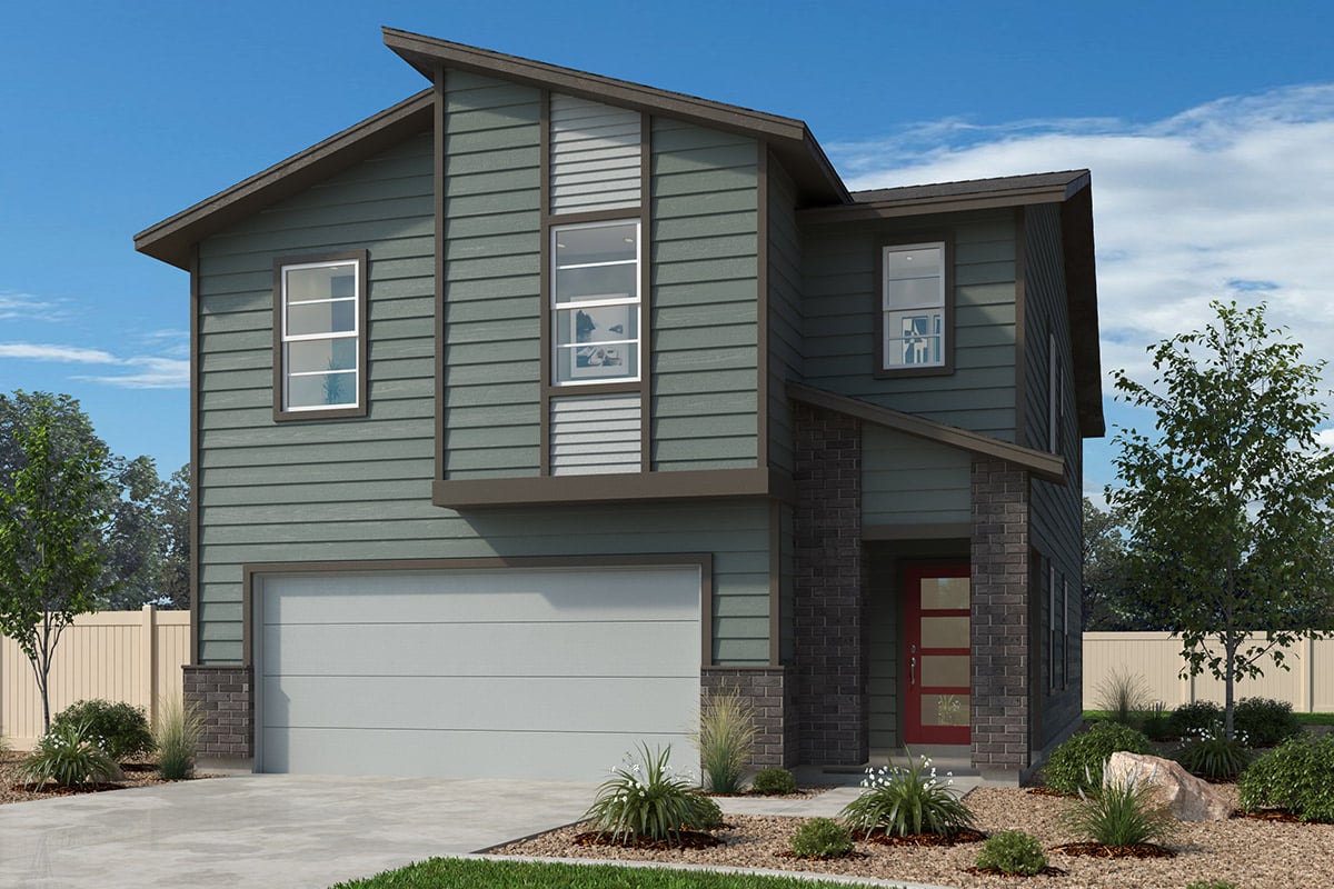 Exterior D with optional stone