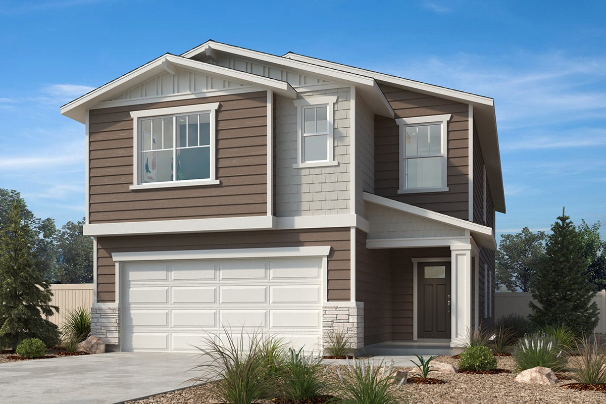 Exterior B with optional stone