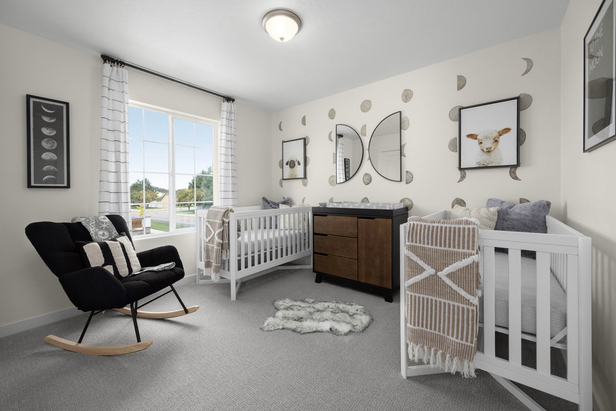 Green Label Plus® polyester carpeting at bedrooms