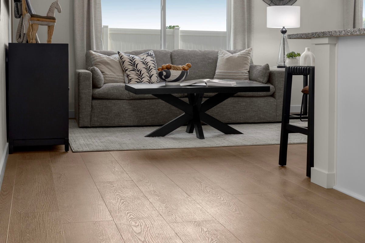 Luxury vinyl plank flooring