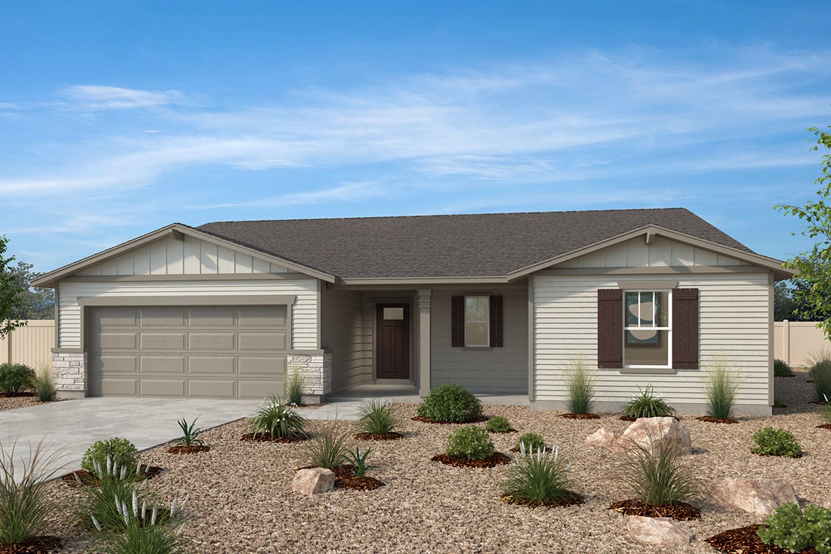 Exterior B with optional stone