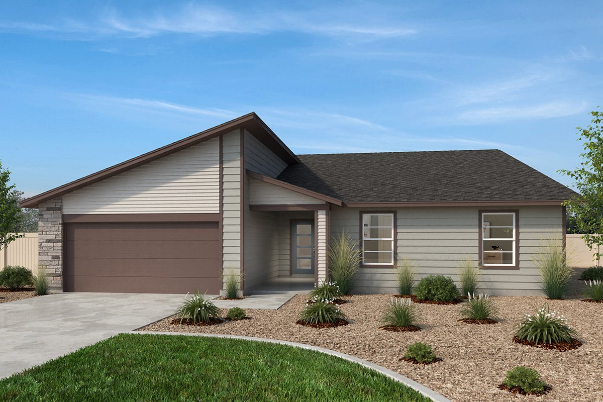 Exterior D with optional stone