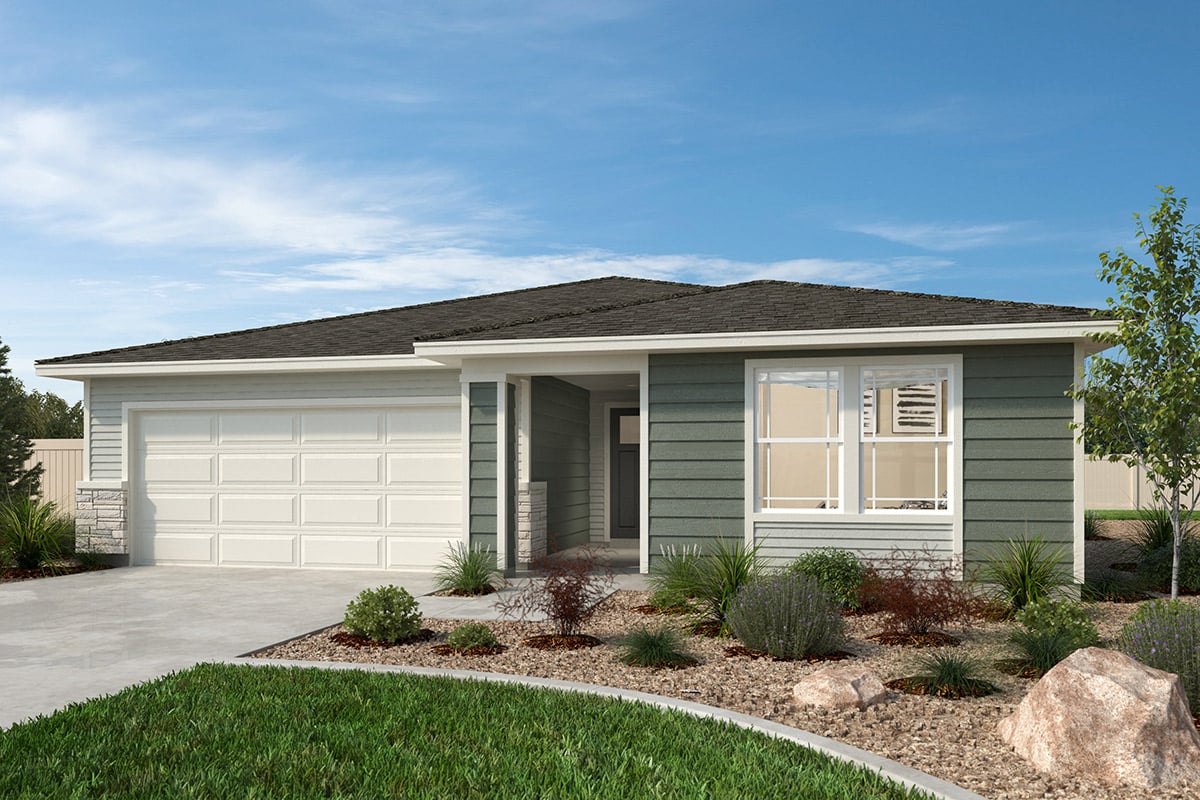 Exterior C with optional stone