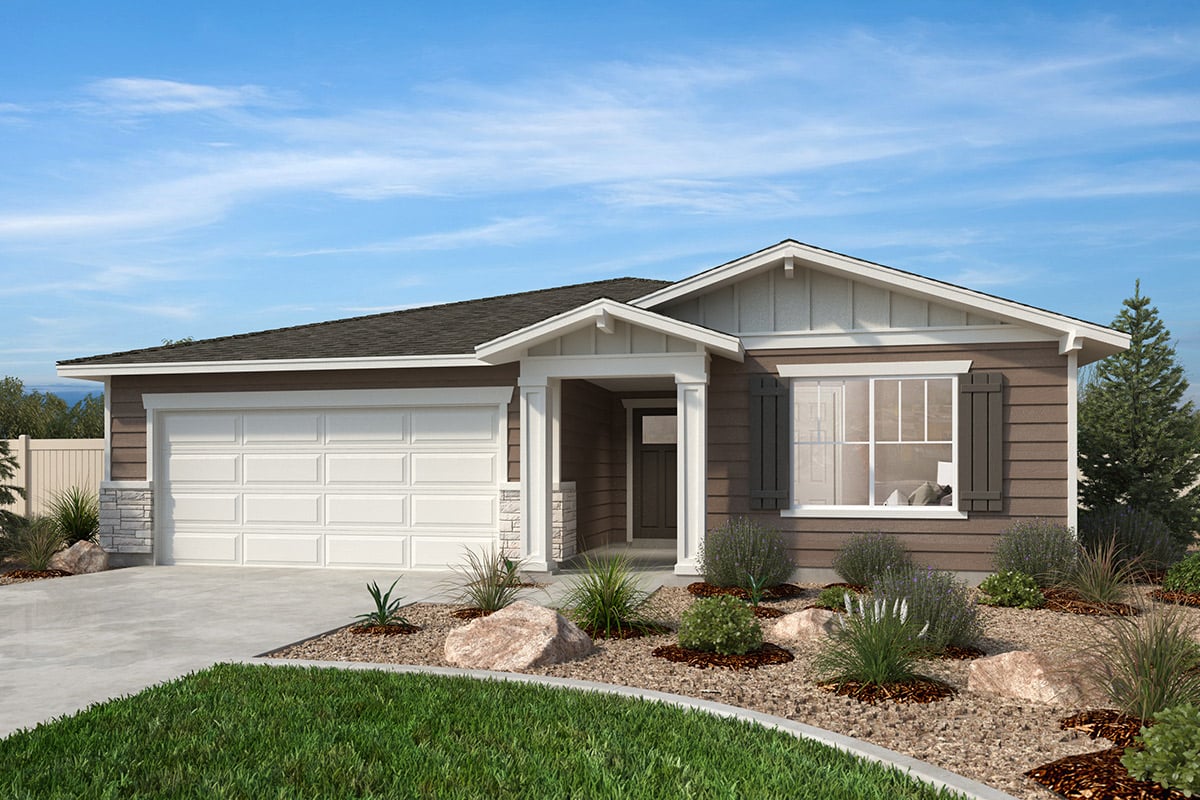 Exterior B with optional stone