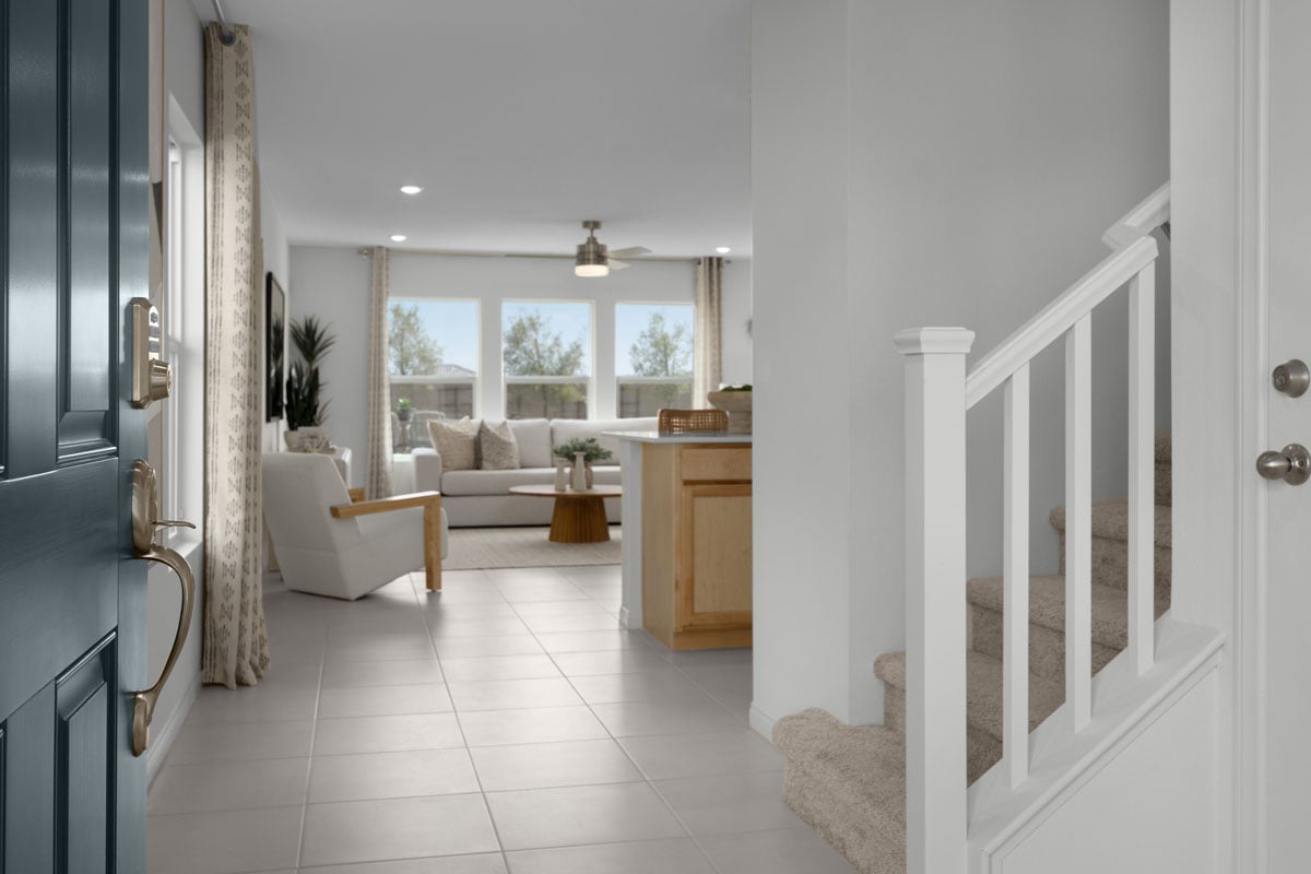 Mission-style stair rail