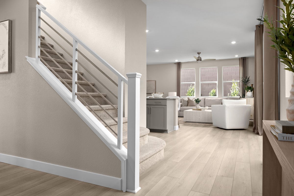 Wrought-iron stair rail