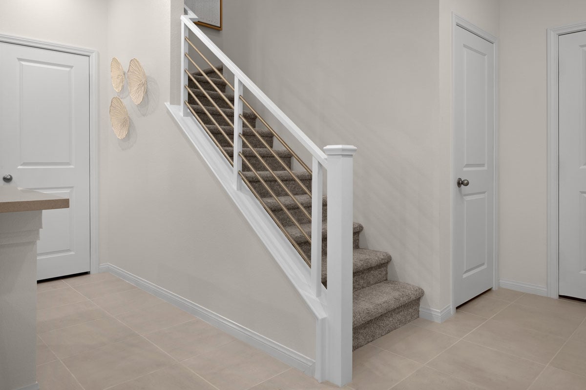 Wrought-iron stair rail