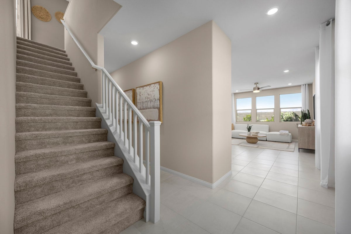 Mission-style stair rail