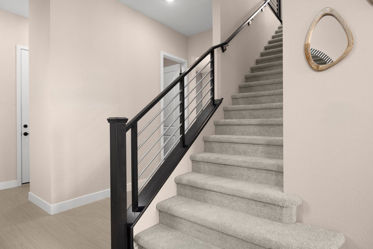 Wrought-iron stair rail