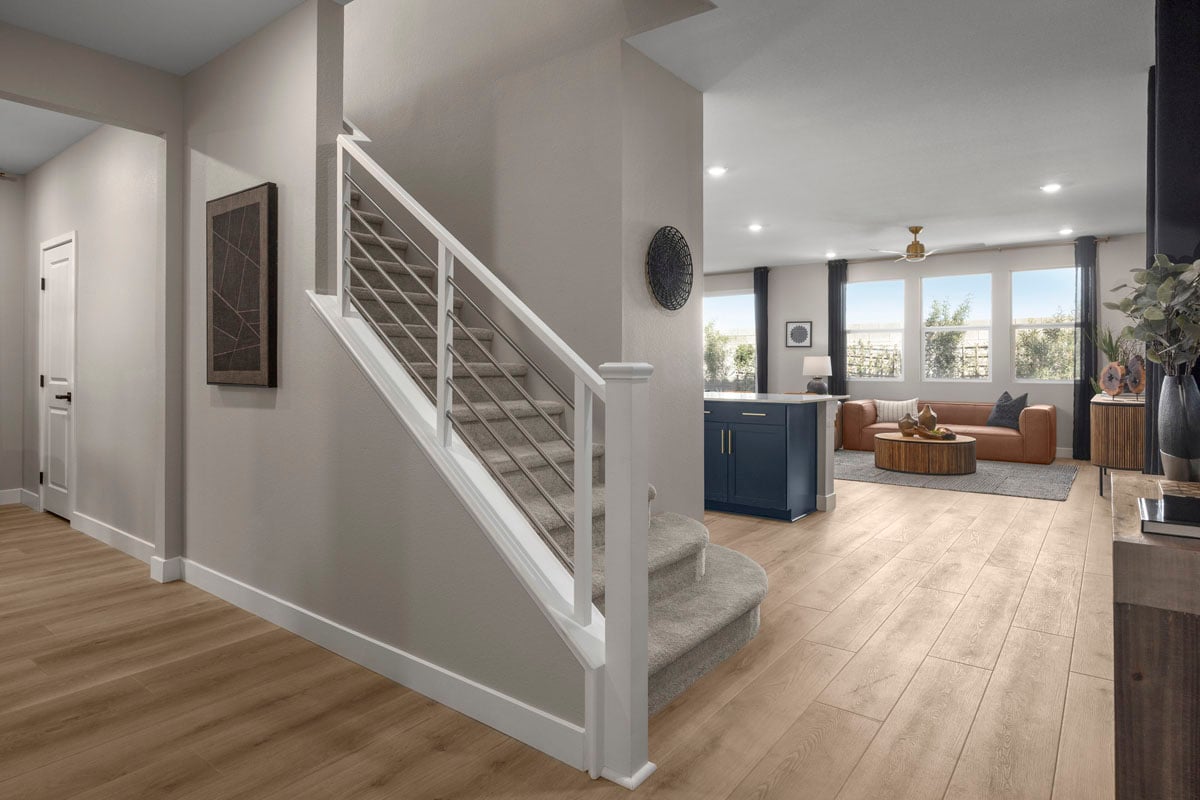 Wrought-iron stair rail