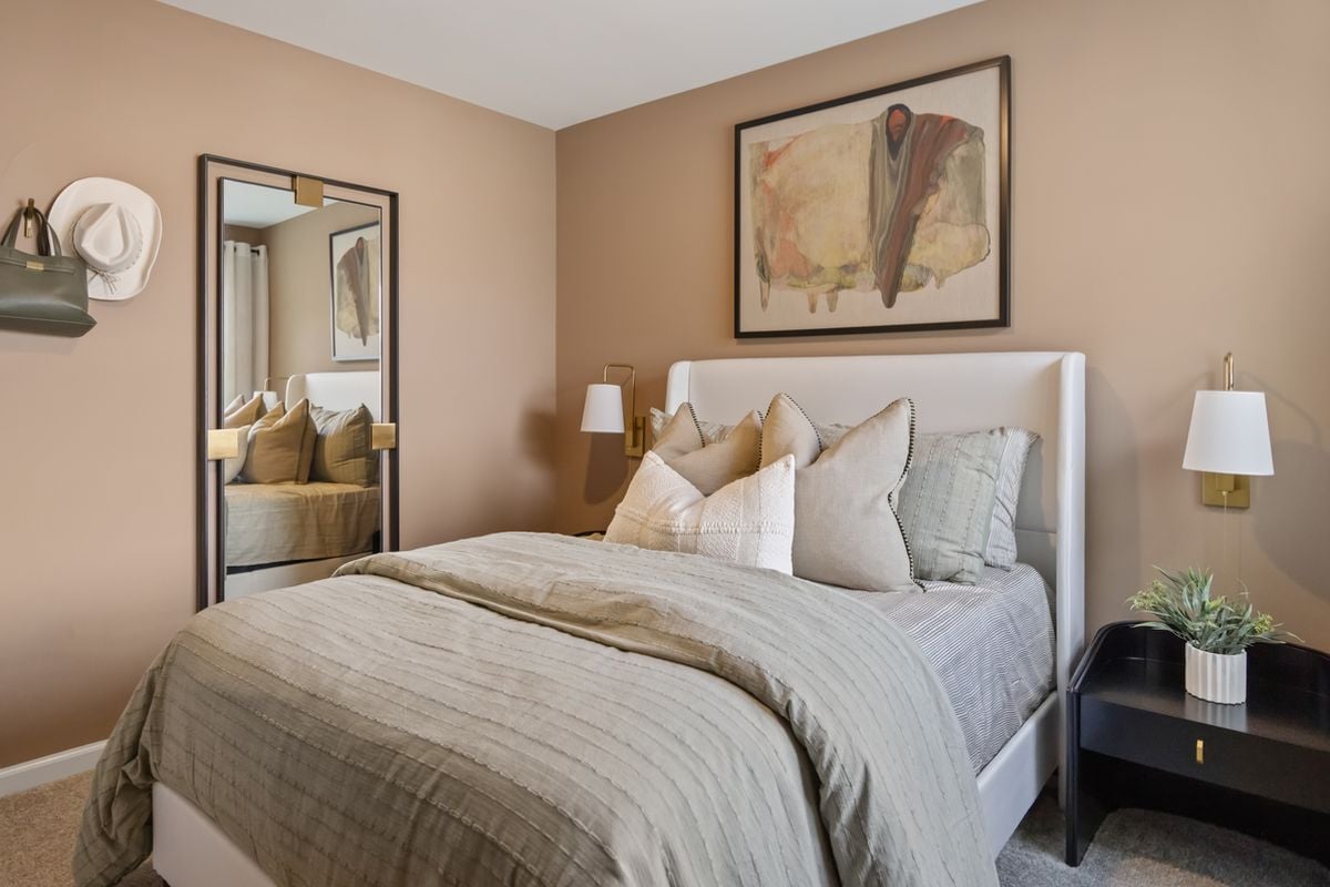 Spacious secondary bedrooms