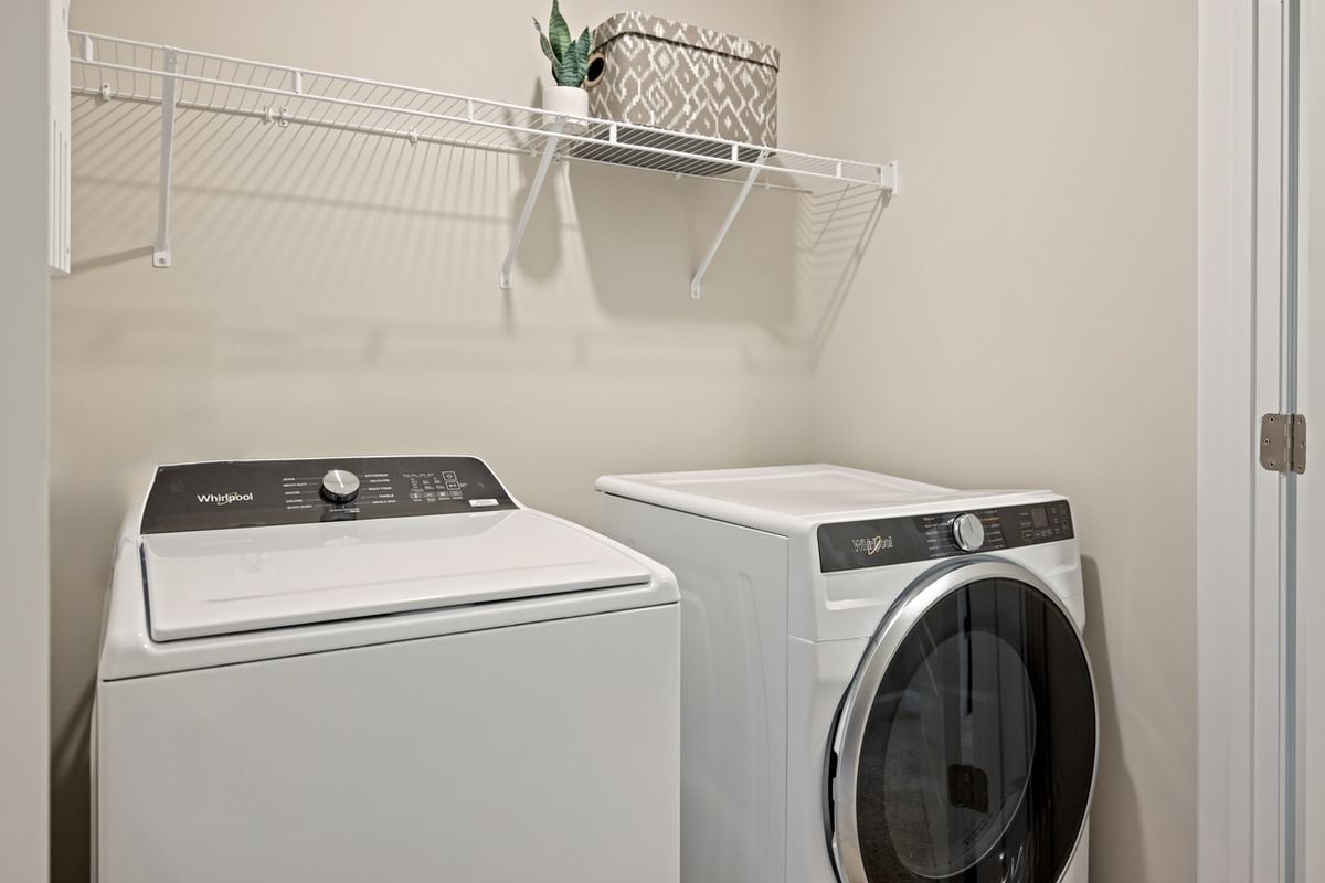 Dedicated laundry room