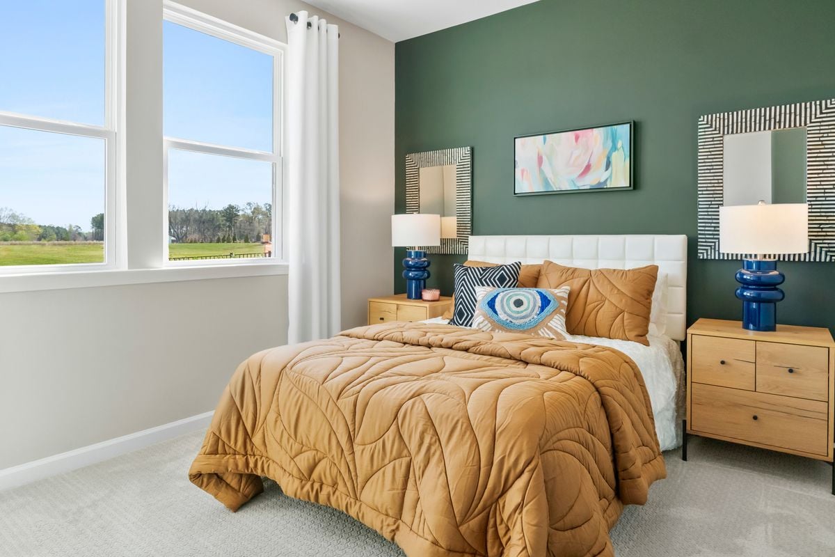 Spacious secondary bedrooms