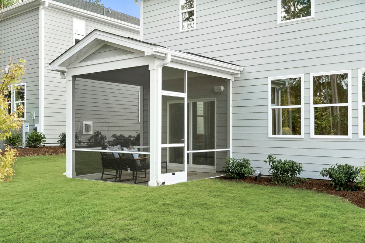 Screened-in patio