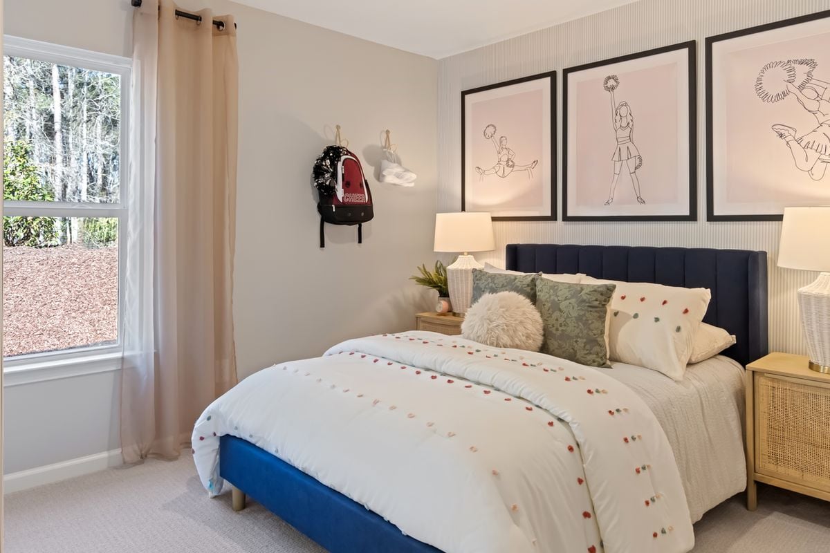 Spacious secondary bedrooms