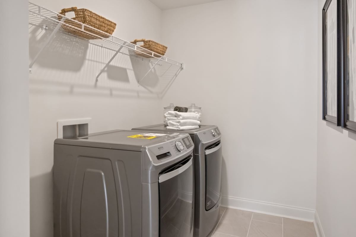 Dedicated laundry room