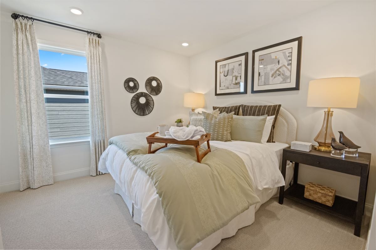 Expansive primary bedroom