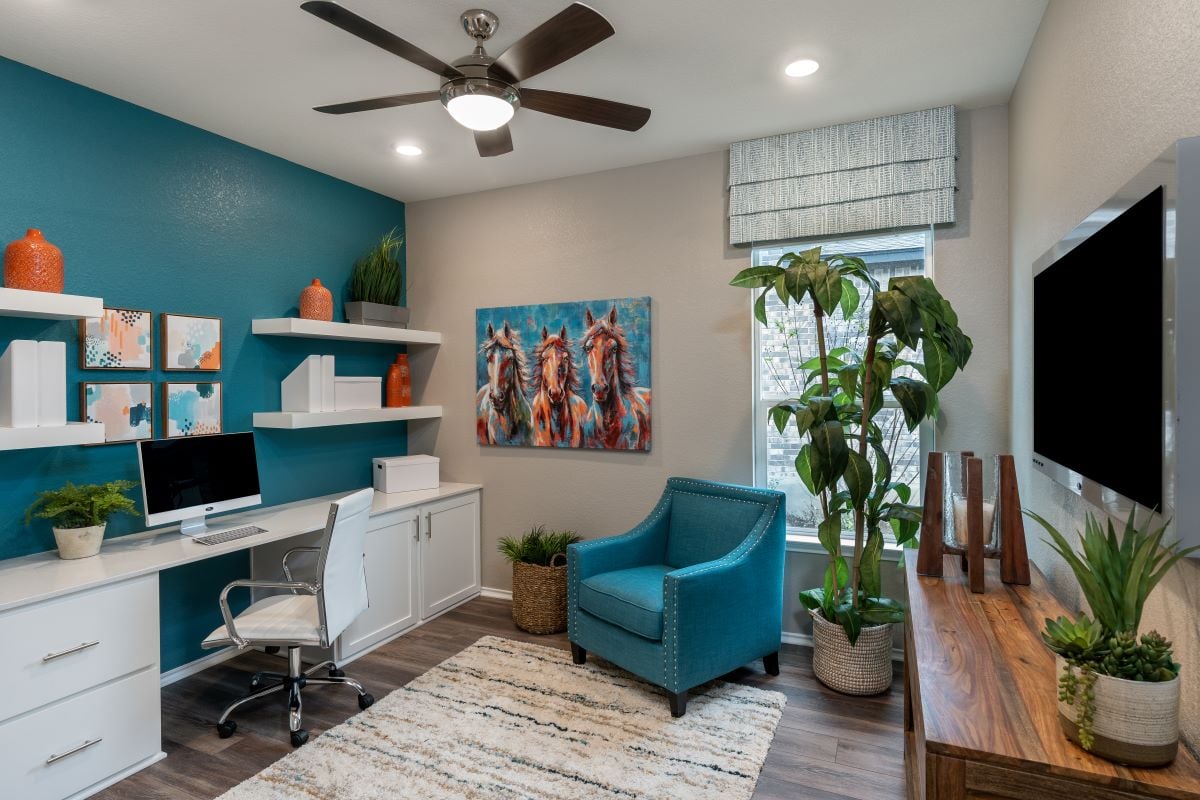 New Homes in Round Rock, TX - Salerno-Classic Collection Plan 2382 Den