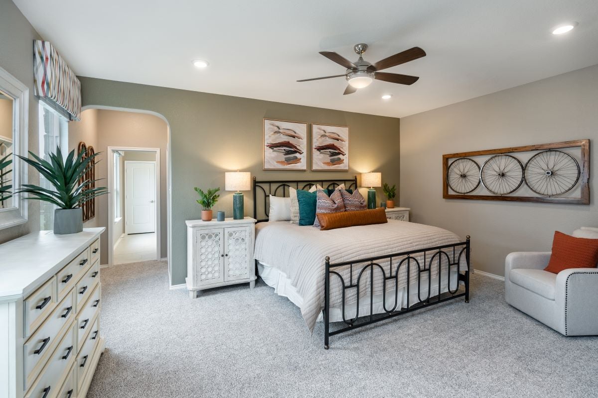New Homes in Round Rock, TX - Salerno-Classic Collection Plan 2382 Primary Bedroom